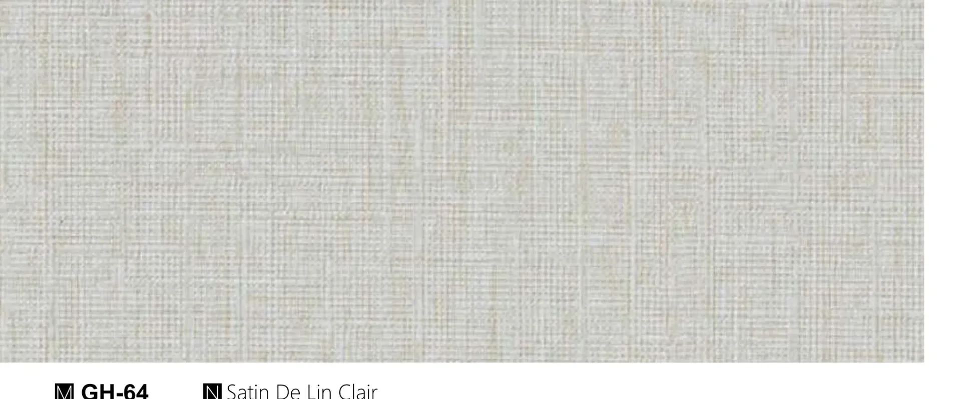 [GH-64] Panneau mural Tissus — Satin de Lin Clair