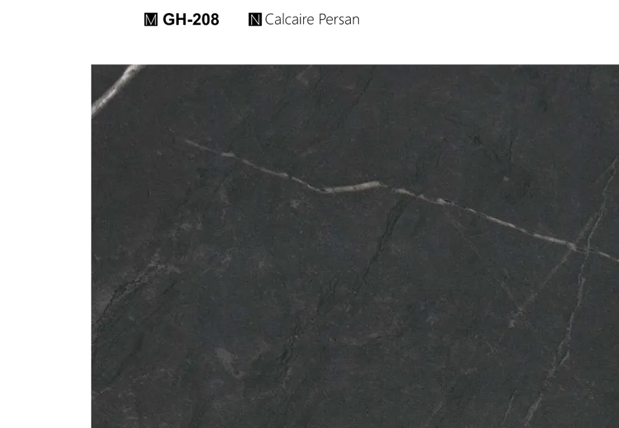 [GH-209] Panneau mural Matte Slate — Motif Lightning Noir