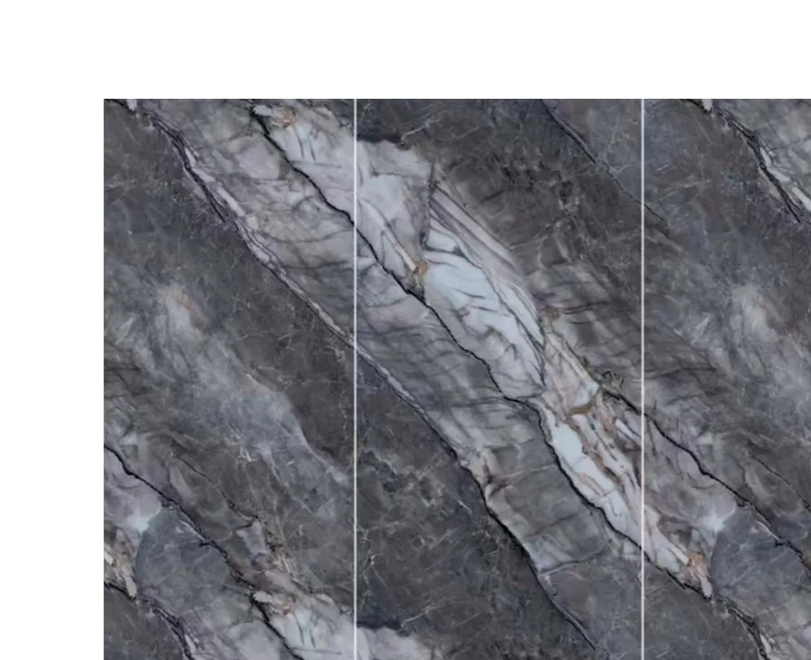 [GH-245] Panneau mural 3D Motif PET Marbre — Pyrénées (Composite)