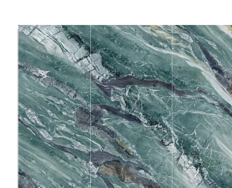 [GH-249] Panneau mural 3D Motif PET Marbre — Bleu Ciel (Intégré)
